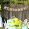 summer banner, hello summer banner, pineapple banner, summer bunting, burlap banner, burlap bunting